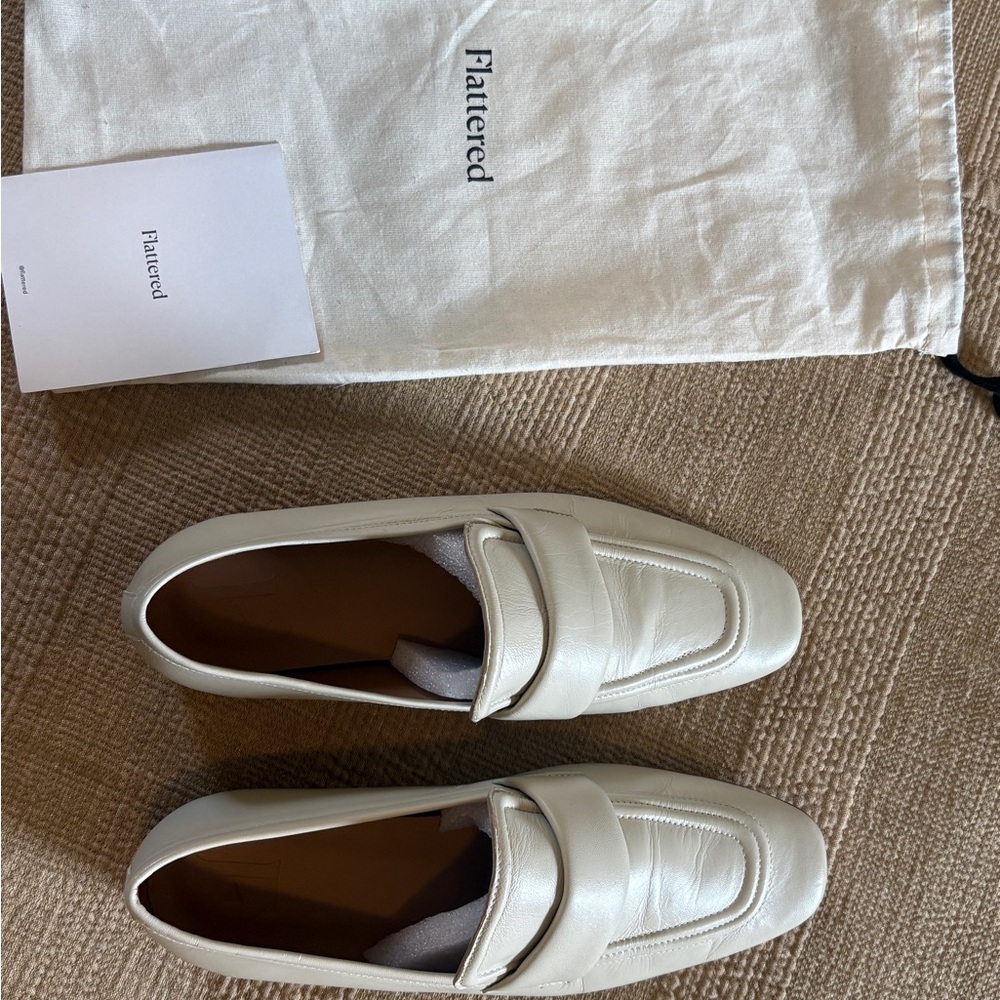 GORGEOUS Flattered leather loafers size EU 36 5.5-6 - Picture 2 of 7